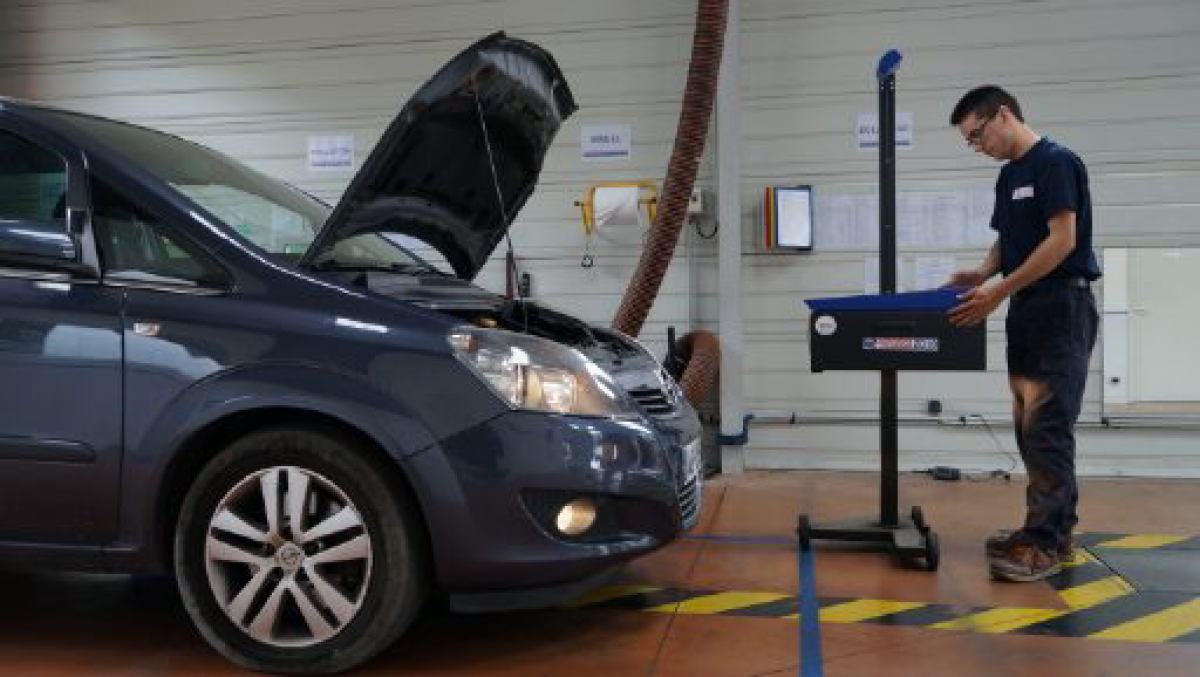 Exemple question du code éléments mécaniques du véhicule et entretien dans un garage