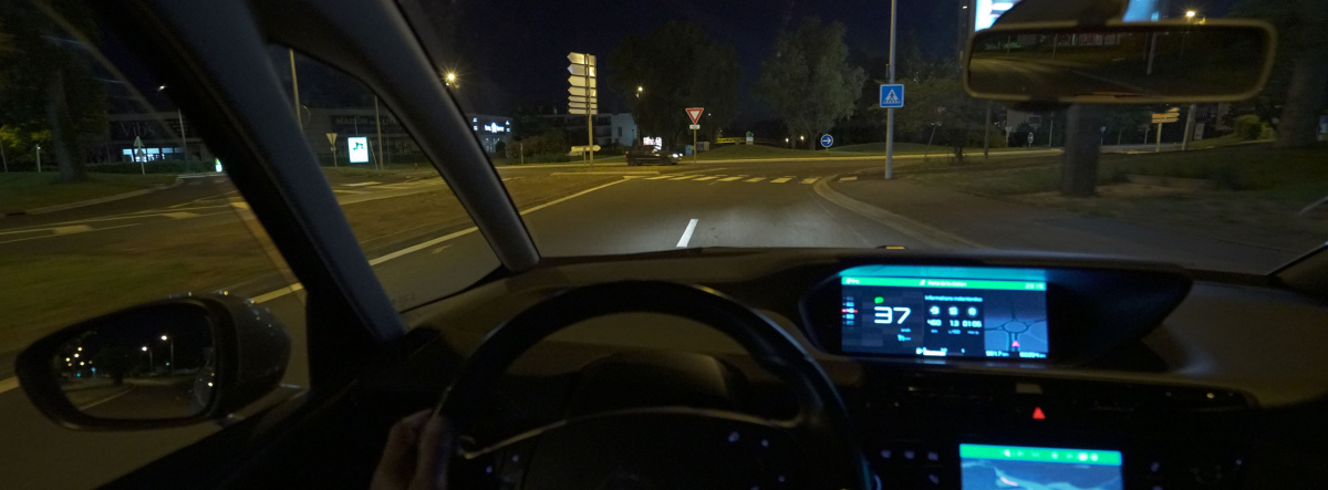 Exemple question du code de la route sur route de nuit